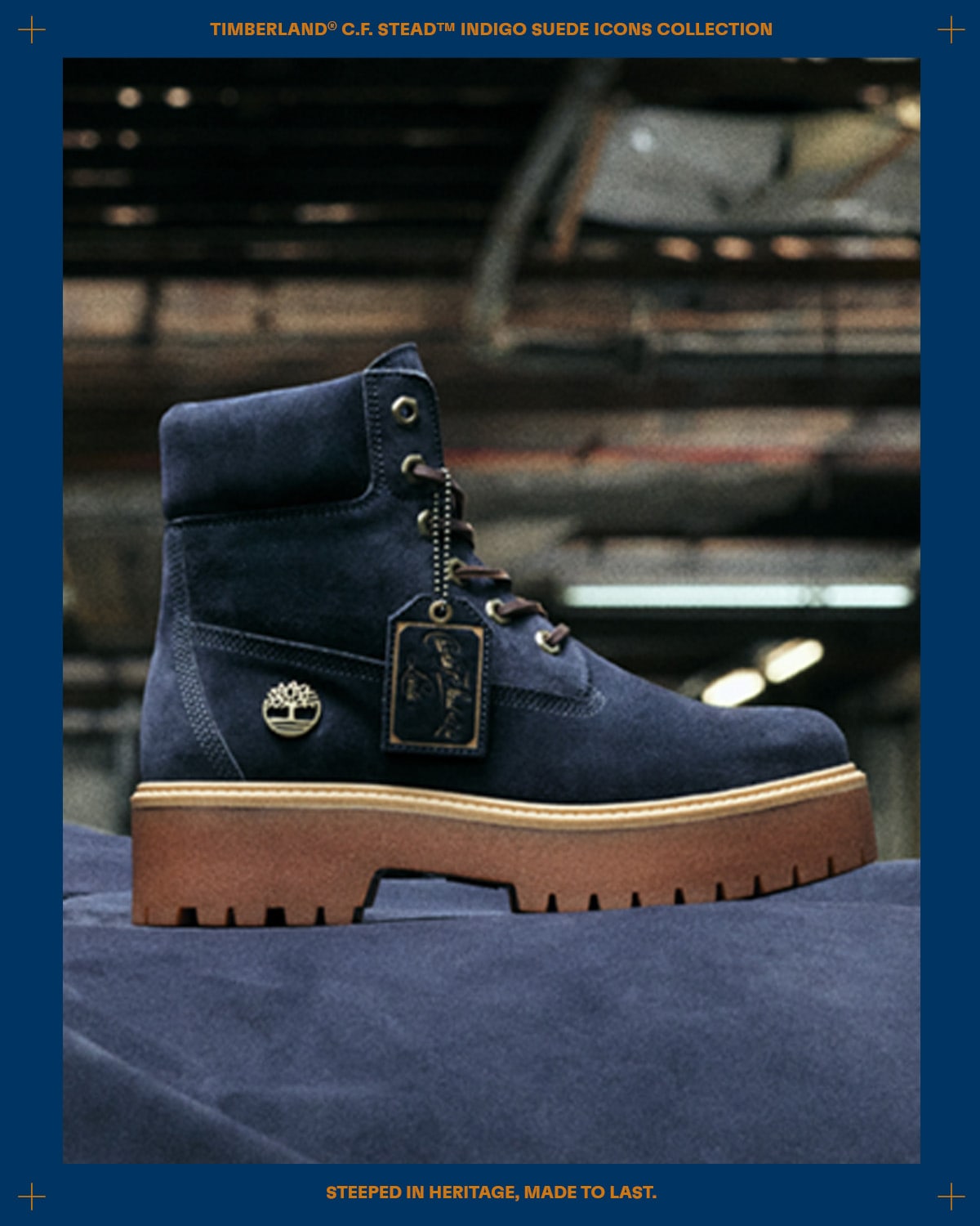 TIMBERLAND® C.F. STEAD™ INDIGO SUEDE ICONS COLLECTION